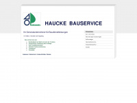 haucke-bauservice.de Webseite Vorschau