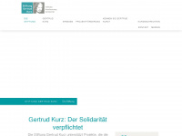 gertrudkurz.ch Webseite Vorschau