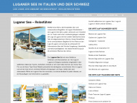 luganer-see-info.de Webseite Vorschau