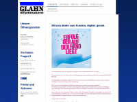 glahn-druck.com Webseite Vorschau