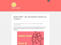 radio-siam.de Webseite Vorschau