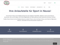 stadtsportverband.de Webseite Vorschau