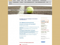 tennis-bezirk1.de Webseite Vorschau