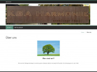 kga-harmonie.de Webseite Vorschau