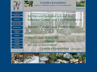 keramik-gomille.de Webseite Vorschau