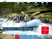 rafting.at Webseite Vorschau