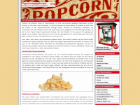 popcornmaschinen.org Webseite Vorschau