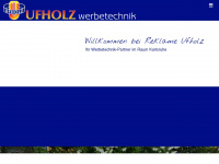 reklame-ufholz.de Webseite Vorschau