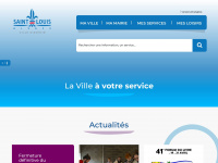 saint-louis.fr Webseite Vorschau
