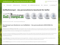 golfballstempel.org Webseite Vorschau