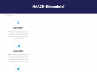 haack-boersenbrief.de Webseite Vorschau