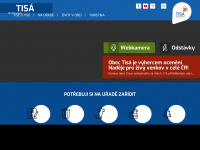 tisa.cz Webseite Vorschau