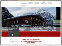 landhaus-almrausch.at Webseite Vorschau