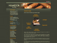 humidorguide.dk Webseite Vorschau