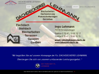lehmann-dach.de Webseite Vorschau