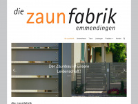 zaunfabrik.com Webseite Vorschau