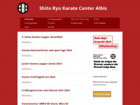 karate-albis.ch Webseite Vorschau