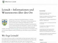 leistadt.com Webseite Vorschau