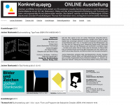 konkret-galerie.de Webseite Vorschau