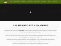mariazeller-heimathaus.at Webseite Vorschau