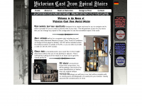 castironspiralstairs.com Webseite Vorschau