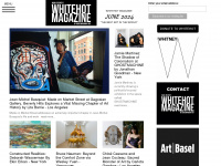 whitehotmagazine.com Webseite Vorschau