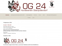 hundeverein-oberpullendorf.at Webseite Vorschau