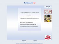 dachtechnik.net Webseite Vorschau