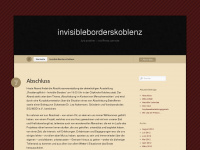 invisibleborderskoblenz.wordpress.com Webseite Vorschau
