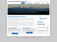 kongressadministration.ch Webseite Vorschau