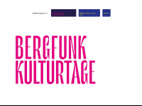 kulturtage-kw.de Webseite Vorschau
