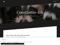 constantin-ink.com Webseite Vorschau