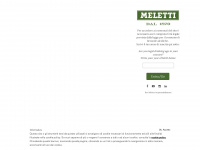 meletti.it Webseite Vorschau