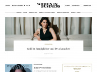 womeninbusiness.ch Webseite Vorschau