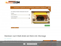 markisenwelt24.de Webseite Vorschau
