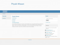 physik-wissen.de Webseite Vorschau