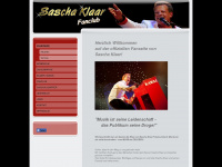 sascha-klaar-fanclub.de Webseite Vorschau