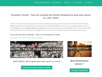 tennisperspective.com Webseite Vorschau