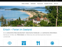 tourismus-erlach.ch Webseite Vorschau