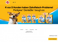 pedigree.ch Webseite Vorschau