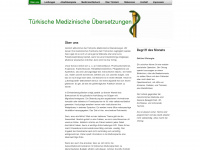 tuerkische-medizinische-uebersetzungen.de Webseite Vorschau