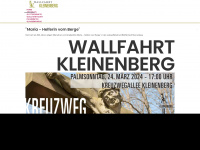 wallfahrt-kleinenberg.de Webseite Vorschau