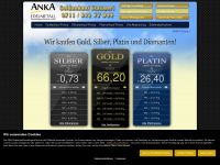 goldankaufspreise-stuttgart.de Webseite Vorschau