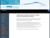 aquaprodentis.de Webseite Vorschau