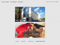 architektur-seidel.de Webseite Vorschau