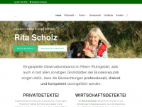 rita-scholz.de Webseite Vorschau