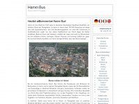 hammbus.de Webseite Vorschau