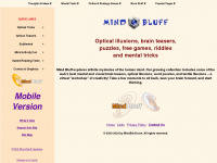 mindbluff.com Webseite Vorschau