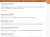 single-events.info Webseite Vorschau