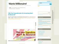 wantsmillionaire.wordpress.com Webseite Vorschau